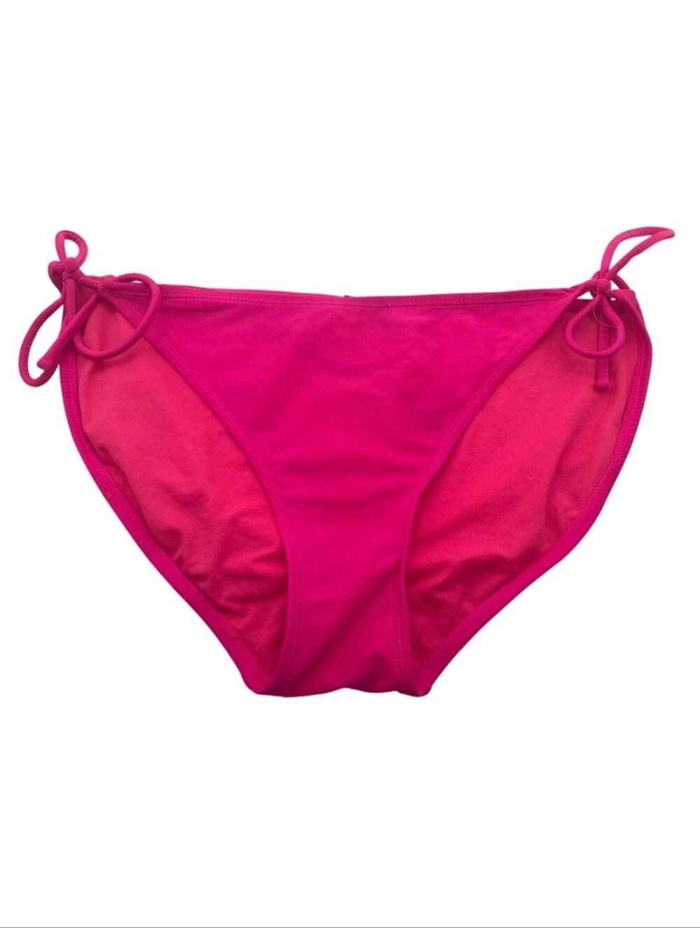 Op Y2K Womens M-L Side-Tie Hot Pink Bikini Bottoms Swimsuit Separates